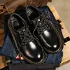 Chaussures décontractées grande taille 29cm luxe design original style britannique en cuir véritable casual pour hommes noir hombre robe extérieure quotidienne