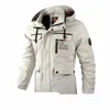 fi Men's Casual Windbreaker Jackets Hooded Jacket Man Waterproof Outdoor Soft Shell Winter Coat Clothing Warm Plus Size 94Yy#