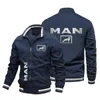 2023 Brand Autumn and Winter Men's Truck Man Car Brand Logo Print Men's Zipper Coat Men's and Sweatshirt Casual Jacket Anpassa O5BU#