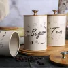 Pots Kitchen, sucre / café / thé cuisine rangement de rangement Candy mate