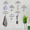 Ganchos cifbuy 7 pçs metal chave cabide casaco gancho criativo guarda-chuva housewarming presentes multifuncional estética decoração do quarto outdo