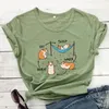 Women's T Shirts Colored Guinea Pig Eat Sleep Wheek Repeat T-shirt Cute Animal Lover Gift Tshirt Funny Women Hipster Graphic Tops Tees