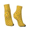 Men's Socks Honeybees Honeycomb Bee Apiary Pattern Ankle Male Mens Women Winter Stockings Printed