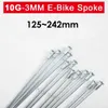 10G Elektryczne szprychy mcery M 225230235240 mm stal z sutkami Mountain Road Dostosuj długość 240325