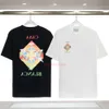 designer polo casablanca t shirt mens Trendy brand short sleeved new peace dove airplane sun letter CASA couple T-shirt