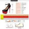 Aphixta 2024 Party Disco Dance Pump 55 cm Platform Girding Buckle 16cm Super High Thin Thin Heels Fashion Pumps 240312