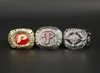 3 pièces ensemble 1980 2008 2009 philadelphie P h i l l i e s Baseball championnat du monde anneau homme mode alliage sport bijoux 6814529