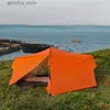 Tendas e abrigos FLAMES CREED SHELL2 Camping Leve 15D Silnylon Tent 3 Temporada Impermeável Rainstorm Outerdoor Refuge Tent24327