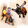 Funny Cowboy Rider Pet Small Medium Dogs Cats - Perfect for Halloween and Costume Parties