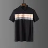 2024 herres designer polos märke broderade kläder för män tyg bokstäver polo t-shirt krage casual t-shirt t-shirt toppstorlek m-3xl