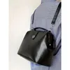 Sac à dos Y2K style femmes sacs à main et sacs à main coeur serrure boucle trapèze doux avancé PU mode noir sacs de messager