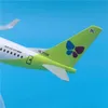 1400スケール16cm B737ジンエアエアラインズ飛行機航空モデルおもちゃ航空機ダイキャストプラスチック合金飛行機の子供向け240319