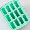 Baking Moulds Silicone Popsicle Mold Kids Cute Ice Cream Making Grid Cartoon Ball Maker