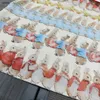 Créateur de mode Kids Clothes Girls Robes Coloreful Rabbit Imprimez bébé jupe Cold de revers Enfant Taille de robes 100-150 cm Robe de princesse 24m