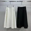 Skirts High Quality Women Fashion Waist Large Swing Slim Skirt Lady Elegant Office Work Basic All Match A-line