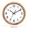 Wall Clocks Fashionable 10Inch Clock Farmhouse Artificial Frame Home Decors