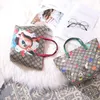 Neue Freizeit Mini Einkaufstasche Frauen Ananas Tianma Bauernhof Katze Hund Kopf Kinder Cartoon Handtasche Einkaufstasche
