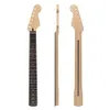 Pescoço de guitarra elétrica ST de 22 graus, escala rosa, cabo de bordo, tubo de madeira pêssego (rosqueado), MX0388D