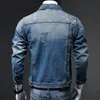 Automne Nouveau Rétro Denim Veste Hommes Slim Punk Hip-hop Fi Wed Distred Haute Qualité Mâle Cowboy Manteau Streetwear p05N #