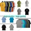 Europe T-shirts pour hommes Été Nouveaux Hommes T-Shirt Solide Décontracté Lâche O Cou CP Coton À Manches Courtes Une Objectif T-shirts Jeunes Étudiants Couple Top Qualité Tee Cp Compagnie T-shirt