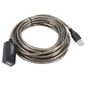 Câble d'extension d'amplification de Signal Usb2.0, 5m 10m 15m 20m, extension de carte réseau sans fil avec puce, câble d'extension USB