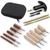 Outdoor gun barrel brush tool cleaning set, cloth bag, pipeline dredging and cleaning brush