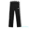 3 Renk Moda Sweatpants Kelebek İşlemeli Yan Stripe Erkek Kadınlar Uzun Pantolon Drawstring Pants High Street