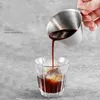 Muggar 100 ml rostfritt stål kaffemätning kopp espressokoppar liten kanna kanna barista s mät köksverktyg