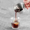 Kupalar 100ml paslanmaz çelik kahve ölçüm fincan espresso bardaklar küçük sürahi sürahi barista s ölçüm mutfak aletleri