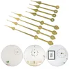 Clocks Accessories 4 Pcs Wall Clock Extra Long Hands Parts Supplies DIY Pointers Durable Aluminum