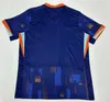 2024 Nederländerna Memphis Soccer Jersey Holland Jong Virgil Dumfries Bergvijn Shirt Klaassen Blind de Ligt Men Kids Kit Set 2025 Dutch Football Shirt Uniform