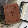 Storage Bags Classic Print Bible Bag For Women Zipper Handle Handbags Leather Hymns Custom Cover Case Carrying Covers