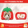 Zoupgmrhs cavia -big huis bed gezellige hamster grot grote schuilplaats voor dwerg konijnen hedgehog bebaarde draak winter nest hamster kooi accessoires