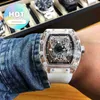 Designer Luxury RM Wrist Watch Mens Watch Watches Movement Automatic Leisure Mens Transparent Shell Automatisk mekanisk klocka Rektangula