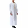 アバヤ・イスラム教徒の男性衣類イスラム教ドレス・フィー・カフタン・パキスタン・カフタン・サウジアラビア・ジュバ・ソーベ・モロッコ・ドバイ・ムスルマン・ブラック777＃