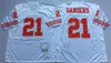 Vintage 1989 1994 Fotboll 80 Jerry Rice Jerseys 8 Steve Young 16 Joe Montana 42 Ronnie Lott 21 Deion Sanders 33 Roger Craig 44 Tom Rathman 87 Dwight Clark 75th Sying