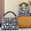 Designer Bag Tote Bag Capucines Bb Bolsa Mulheres Bolsa De Ombro Taurillon Dot Dame BagWallet Crossbody Bolsa De Couro Moda Ombro Lady The Imprinting Tote Bags