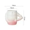 Mugs 400ml Creative Down Coat Shaped Personalized Ceramic Mug Fun Breakfast Cup Student Water Gift Couple High Beauty