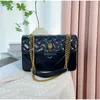 Rhombus Single Shoulder Bag Chain Messenger Bag Elegant And Fashionable Women Bag Summer Small Square Bag Metal Buckle 240315