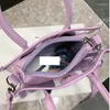 Borsa a tracolla trasparente da donna in pelle PU Catene a tracolla Borsa in PVC Messaggero estivo Borsa con manico semplice Sac