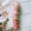 Articoli per feste Immagine reale di bambola di cotone da 20 cm Parrucca coda di cavallo con piccola impugnatura a clip stile capelli lunghi ricci coda di cavallo treccia ragazza feste festival cosplay