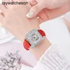 Luxury Carters Watch Tank Swiss Watches Automatic Women Quartz Waterproof Fully Diamond Ladies Silver Square Couple with Rhinestone Wristwatches