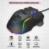 Myszy 10 przycisków 12800 DPI USB Mechaniczna mysz RGB RGB