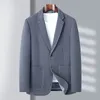 2024 Spring och Autumn New Waffle Suit Fi Coat Casual Suit Men Senior Busin Formal Wear Thick Single West M-4XL G61R#