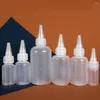 Storage Bottles Mini Dropper Plastic With Caps Pointed Mouth Kitchen Supplies Small Sample Bottle Container Squeeze