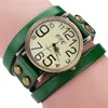 腕時計ヴィンテージカジュアルカウレザーブレスレットウォッチ女性wristwatch woman for woman lelogio feminino