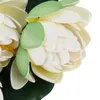 装飾的な花2 PCSシミュレーションロータス装飾偽のフラワープラント花瓶人工evaライフラークブライドウェディング