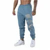 Nya mäns Sweatpants Gym Sports Fitn Running Basketball Training Pants Casual Pants American Style Fi Brand Clothing Q43X#