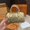 24 Women Carryall Shoulde Bags OL Diagonal Crossbody Bag For Ladies Golden Pillow Luxury Designer Handbag Card Holder Outdoor Travel Wallet 17cm