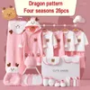 Ensembles de vêtements 0-3 mois né bébé coton enfants vêtements costume unisexe infantile garçons filles dragon ensemble sans boîte